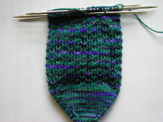 Slip-stitch socks