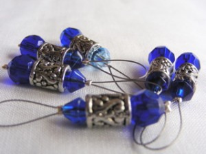 Knitting stitch markers - Royal Silver