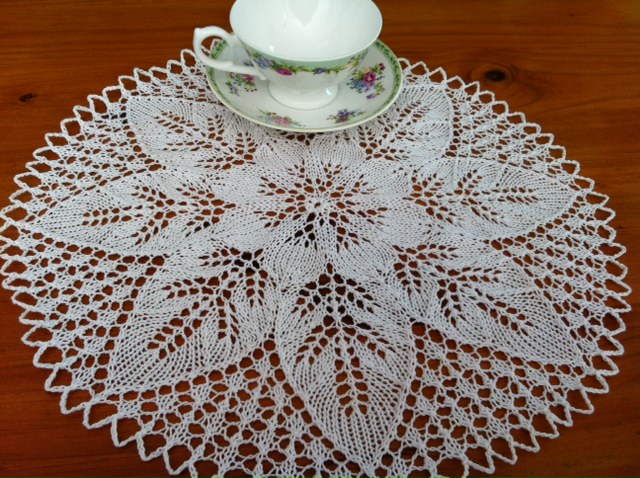 knitted doily