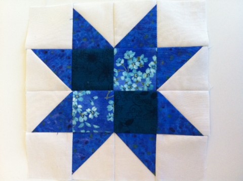 Patchwork star block