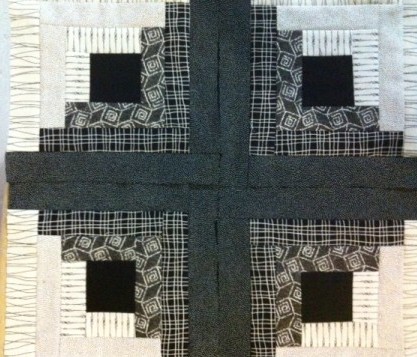 Log cabin quilt blocks 1