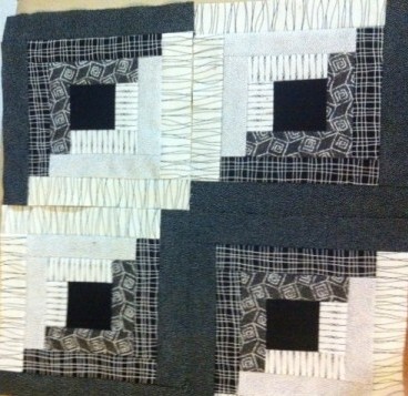 Log cabin quilt blocks 3